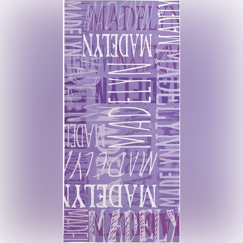 Personalized “Emily” Beach Towel - Picture 4 of 5